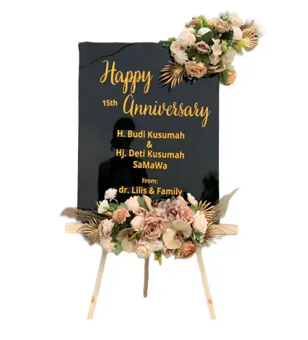 Papan Bunga Akrilik Rancagong